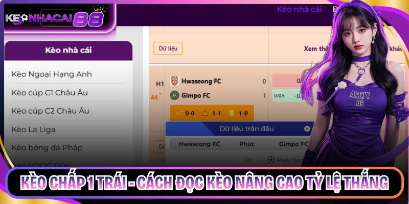 Kèo Chấp 1 Trái - Cách Đọc Kèo Nâng Cao Tỷ Lệ Thắng