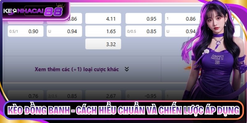 Kèo Đồng Banh - Cách Hiểu Chuẩn Và Chiến Lược Áp Dụng